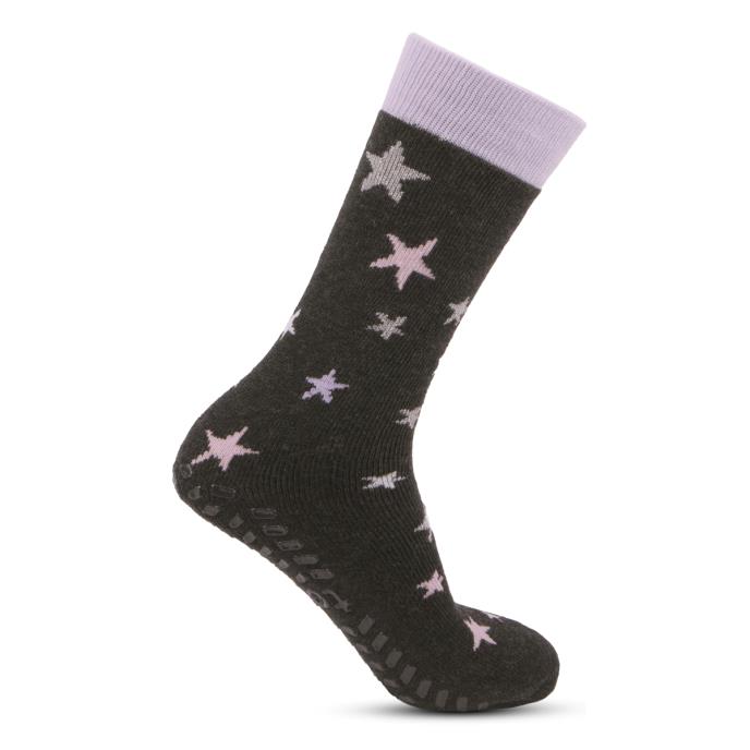totes toasties Ladies Original Slipper Socks (Twin Pack) Penguin / Star Extra Image 4
